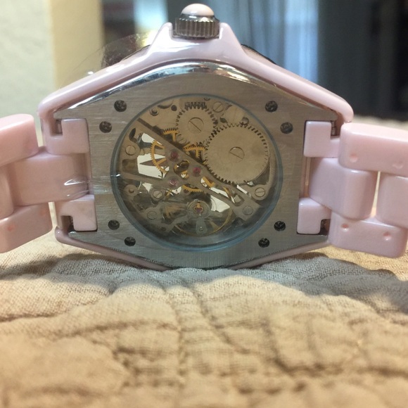 Real Collectibles by Adrienne Pink Ceramic Watch - Picture 3 of 11